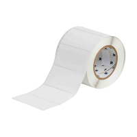 Brady THT-55-408-1 white paper repositionable label, 101.60mm x 50.80mm (original Brady) THT-55-408-1 147678