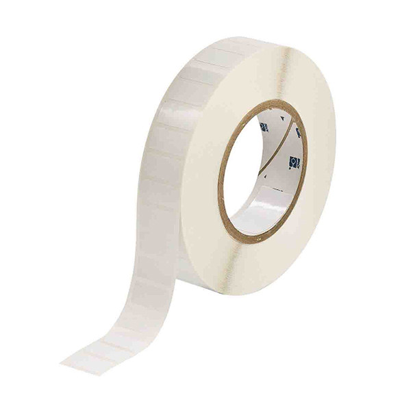 Brady THT-59-423-10 white polyester glossy label, 25.40mm x 12.70mm (original Brady) THT-59-423-10 147568 - 1