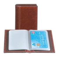 Brepols Palermo brown credit card holder for 40 cards 3.850.3306.03.0.0 400385