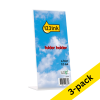 Brochure holder (1/3 A4) | L-foot | 123ink | 3-pack 303613 - 1
