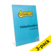 Brochure holder (A3) | L-foot | 123ink | 3-pack 301559 - 1