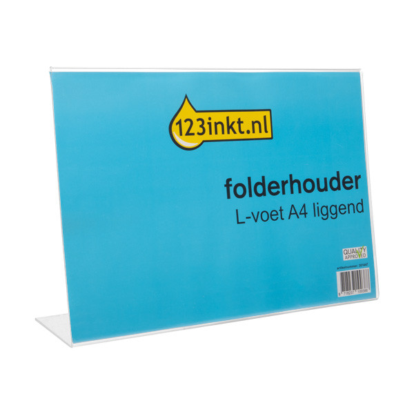 Brochure holder (A4) | L-foot landscape | 123ink 301447 - 1