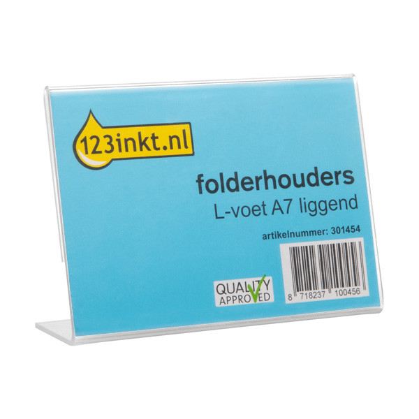 Brochure holder (A6) | L-foot landscape | 123ink 301454 - 1