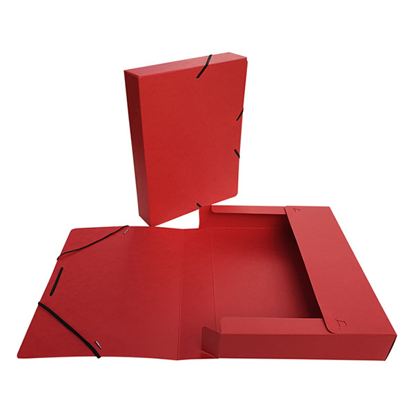 Elasticated folder (400 sheets) | Bronyl red 402828 - 2