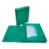 Elasticated folder (400 sheets) | Bronyl transparent green 402819 - 2