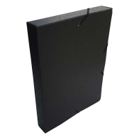 Elasticated folder 40mm (300 sheets) | Bronyl black 402821
