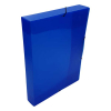 Elasticated folder 40mm (300 sheets) | Bronyl transparent blue 402813 - 1