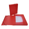 Elasticated folder 40mm (300 sheets) | Bronyl transparent red 402814 - 2