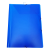Bronyl transparent blue A4 PP elastic folder 402831 - 1