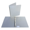 Bronyl transparent white ring binder with 4 O-rings, 25mm 402777 - 1