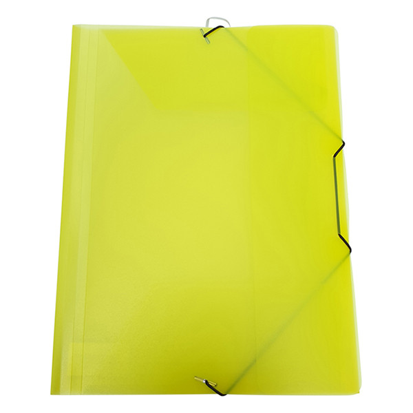 Bronyl transparent yellow A4 PP elastic folder 402834 - 1