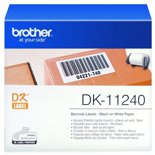 Brother DK-11240 white barcode label (original Brother) DK11240 080724 - 1