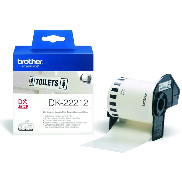 Brother DK-22212 continuous white film tape (original Brother) DK22212 080744 - 1