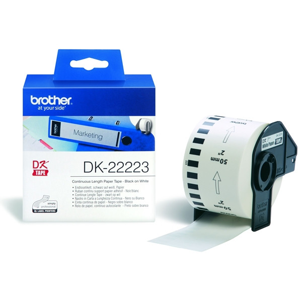 Brother DK-22223 continuous white paper tape (original Brother) DK22223 080732 - 1