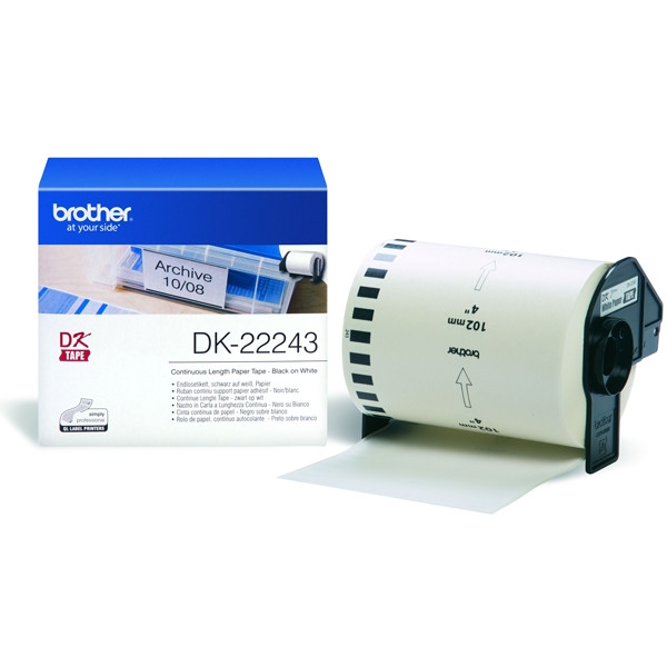 Brother DK-22243 removable white paper tape (original Brother) DK22243 080736 - 1