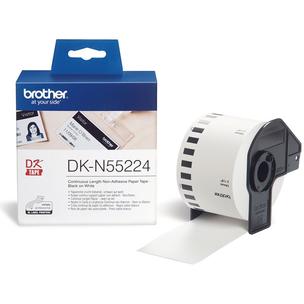 Brother DK-N55224 non-adhesive paper tape (original Brother) DKN55224 080740 - 1