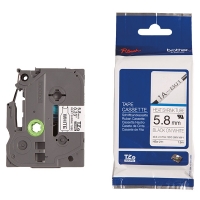 Brother HSe-211 black on white heat-shrink tape, 6mm (original Brother) HSe211 088882