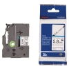 Brother HSe-211 black on white heat-shrink tape, 6mm (original Brother)