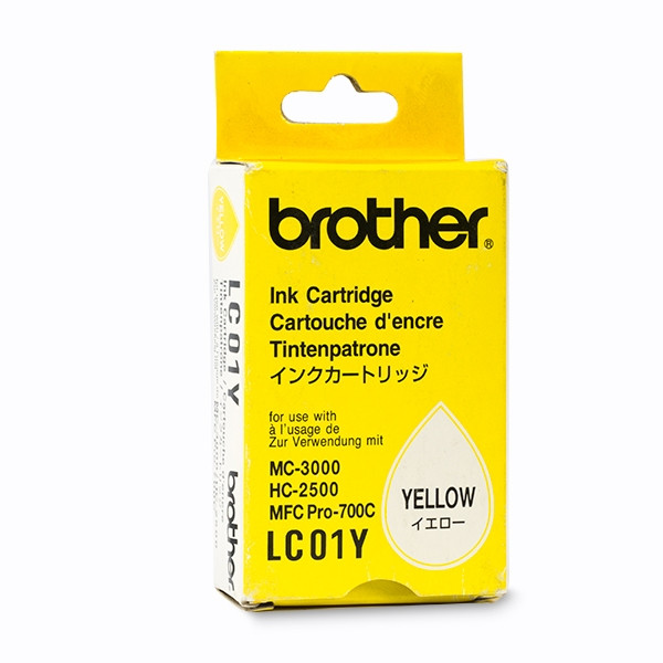 Brother LC-01Y yellow ink cartridge (original Brother) LC01Y 028430 - 1