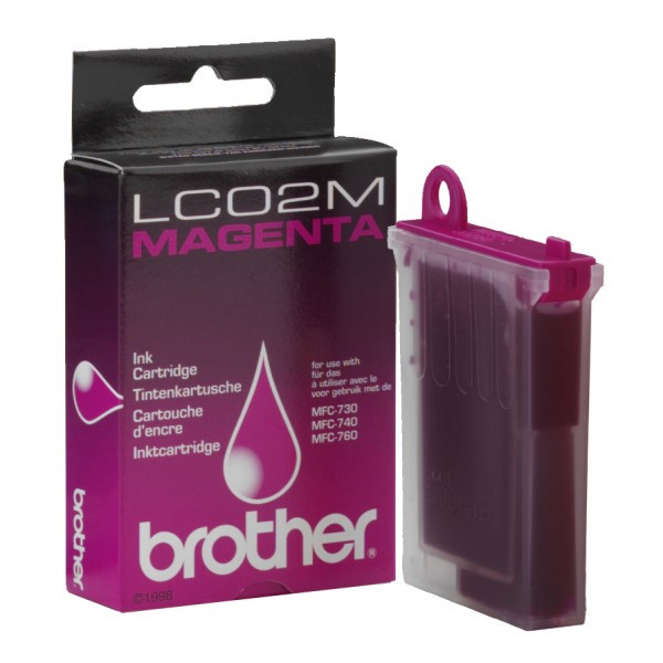 Brother LC-02M magenta ink cartridge (original Brother) LC02M 028549 - 1