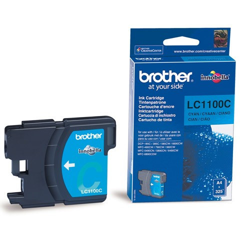 Brother LC-1100C cyan ink cartridge (original Brother) LC1100C 028851 - 1