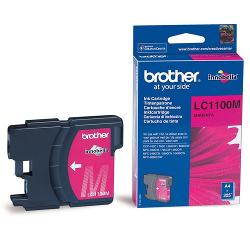 Brother LC-1100M magenta ink cartridge (original Brother) LC1100M 028857 - 1