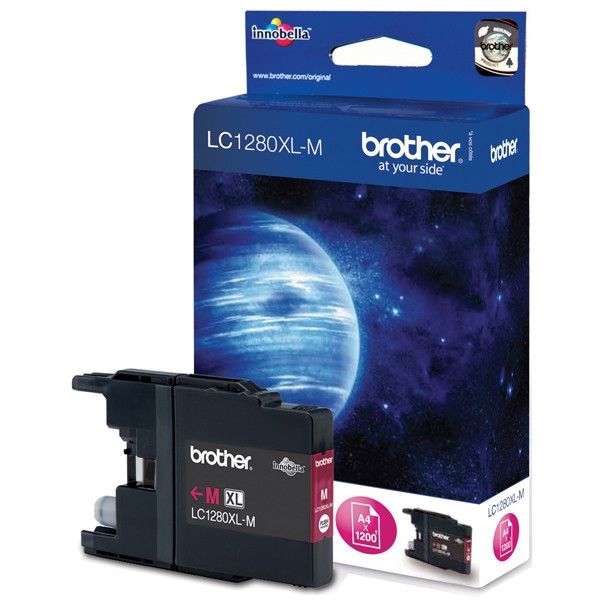 Brother LC-1280XLM high capacity magenta ink cartridge (original Brother) LC1280XLM 029064 - 1