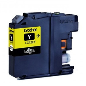 Brother LC-12EY yellow ink cartridge (original Brother) LC12EY 028940 - 1