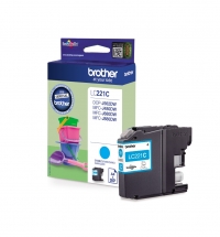 Brother LC-221C low capacity cyan ink cartridge (original Brother) LC221C 350008