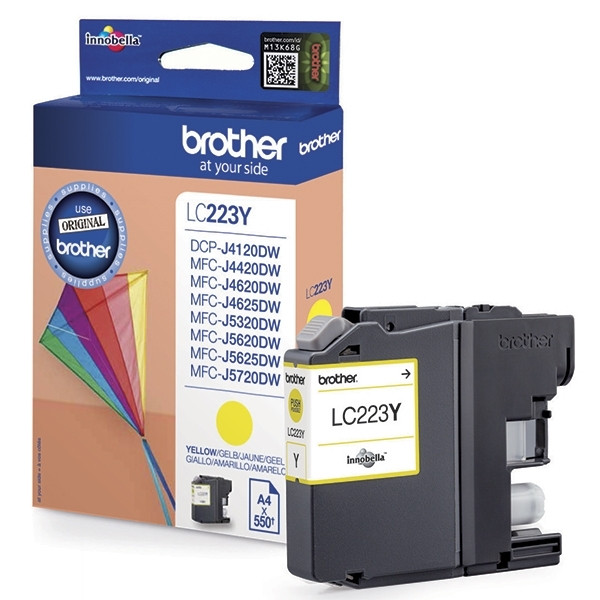 Brother LC-223Y yellow ink cartridge (original Brother) LC-223Y 029146 - 1
