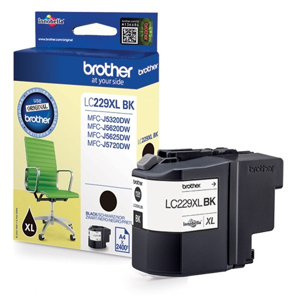 Brother LC-229XLBK high capacity black ink cartridge (original Brother) LC-229XLBK 029156 - 1