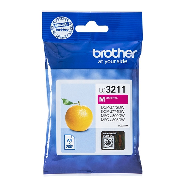 Brother LC-3211M magenta ink cartridge (original Brother) LC3211M 028482 - 1