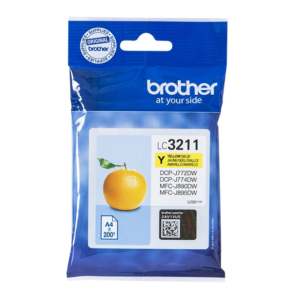 Brother LC-3211Y yellow ink cartridge (original Brother) LC3211Y 028484 - 1