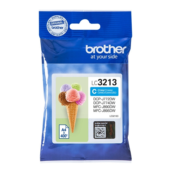 Brother LC-3213C high capacity cyan ink cartridge (original Brother) LC3213C 028488 - 1