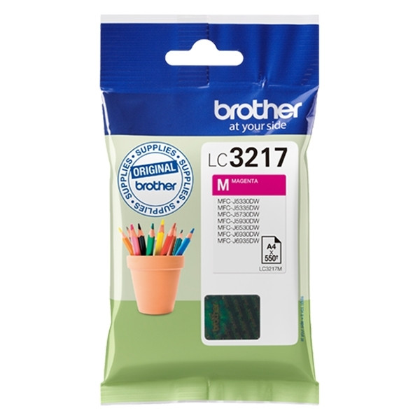 Brother LC-3217M magenta ink cartridge (original Brother) LC3217M 028904 - 1