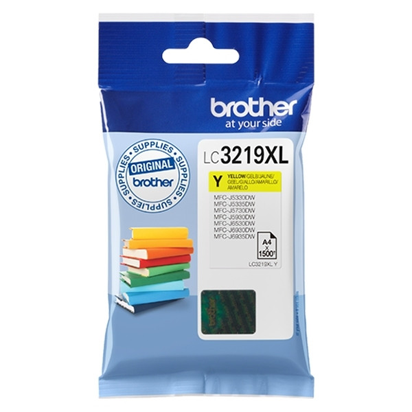 Brother LC-3219XL Y high-capacity yellow ink cartridge (original Brother) 028914 - 1
