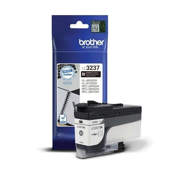 Brother LC-3237BK black ink cartridge 
