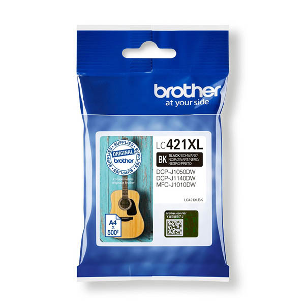 Brother LC-421XLBK high-capacity black ink cartridge (original Brother) 051294 - 1