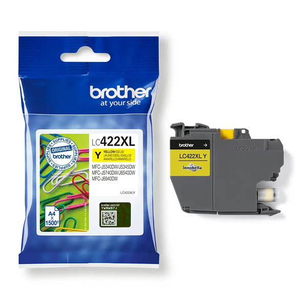 Brother LC-422XLY high-capacity yellow ink cartridge (original Brother) 051318 - 1
