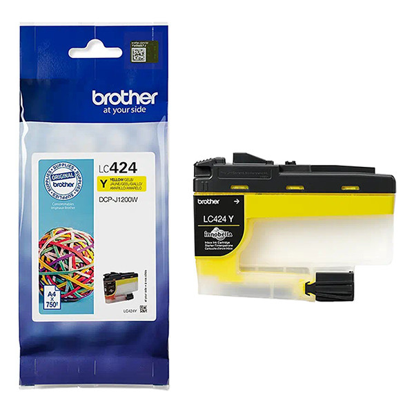 Brother LC-424Y yellow ink cartridge (original Brother) LC424Y 051272 - 1