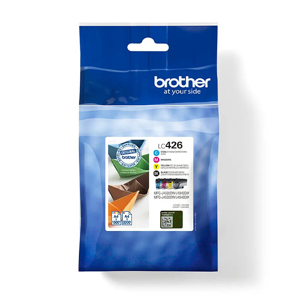 Brother LC-426VAL BK/C/M/Y ink cartridges 4-pack (original Brother) LC426VAL 051396 - 1