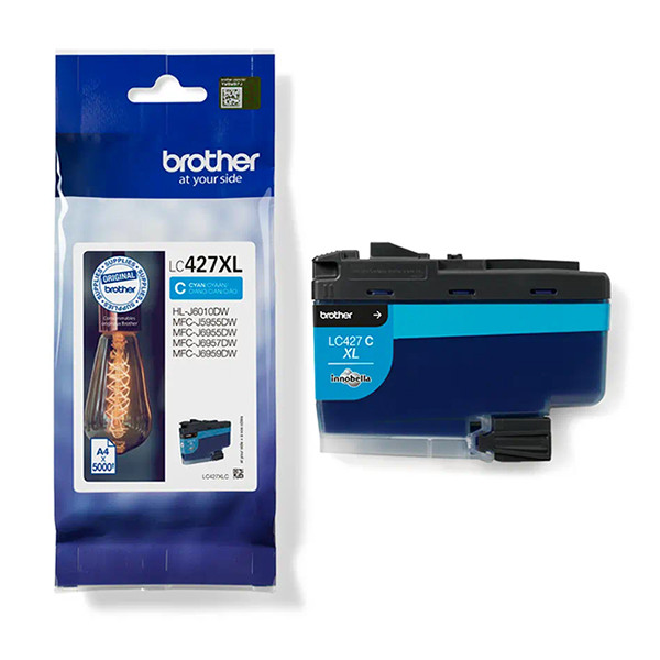 Brother LC-427XLC high-capacity cyan ink cartridge (original Brother) 051344 - 1