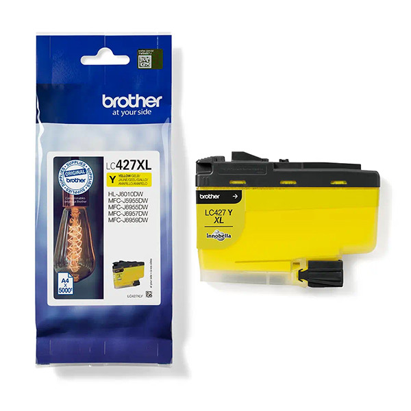 Brother LC-427XLY high capacity yellow ink cartridge (original Brother) LC427XLY 051348 - 1
