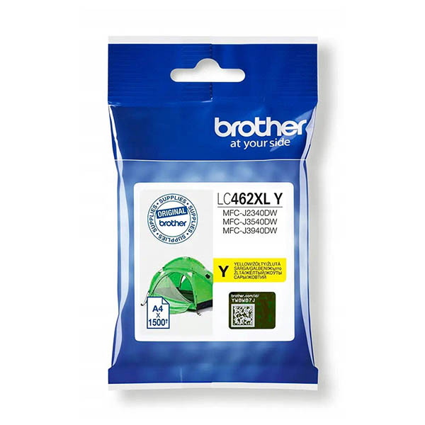 Brother LC-462XLY high-capacity yellow ink cartridge (original Brother) 051366 - 1