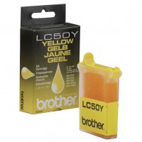 Brother LC-50Y yellow ink cartridge (original Brother) LC50Y 028769