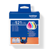 Brother LC-521VAL BK/C/M/Y 4-pack (original Brother) 051478
