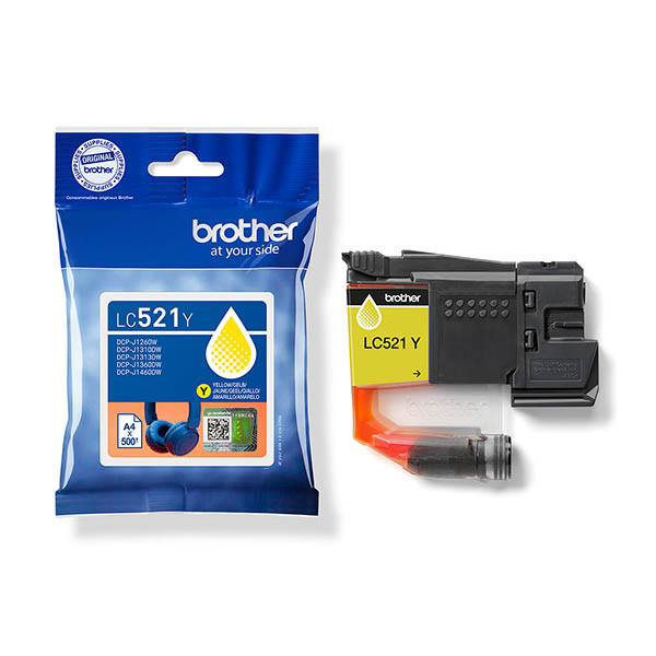 Brother LC-521Y yellow ink cartridge (original Brother) 051476 - 1