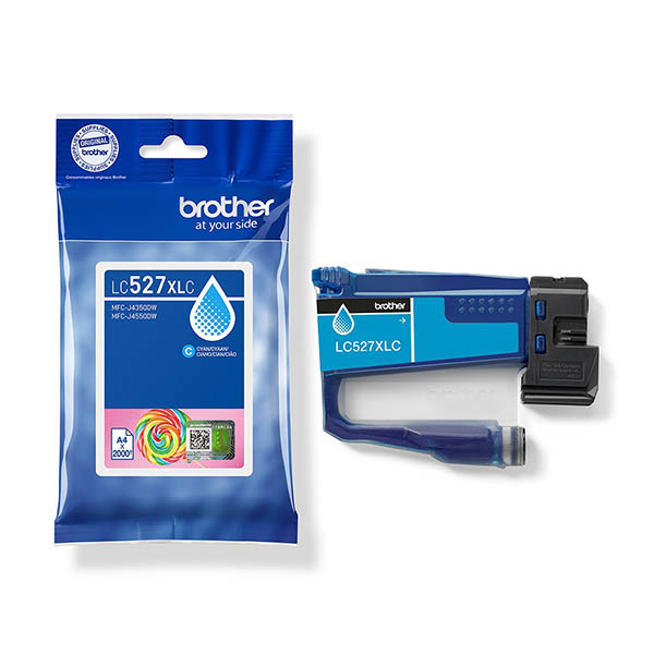 Brother LC-527XLC high capacity cyan ink cartridge (original) 051490 - 1