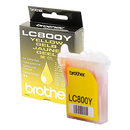Brother LC-800Y yellow ink cartridge (original Brother) LC800Y 028390 - 1