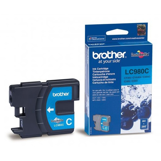 Brother LC-980C cyan ink cartridge (original Brother) LC980C 028870 - 1